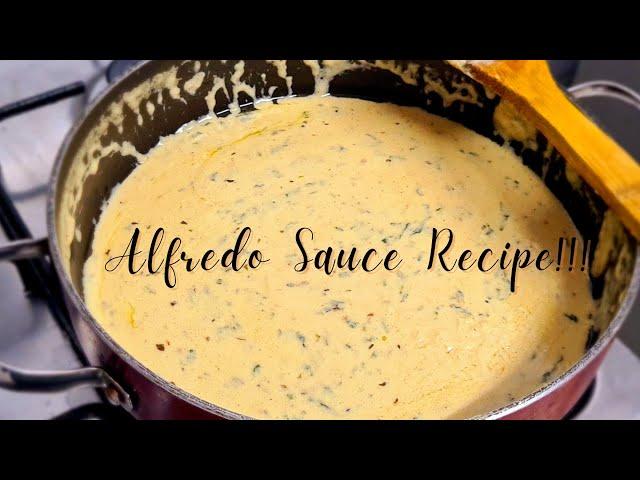 ALFREDO SAUCE RECIPE | Roxy Mungai