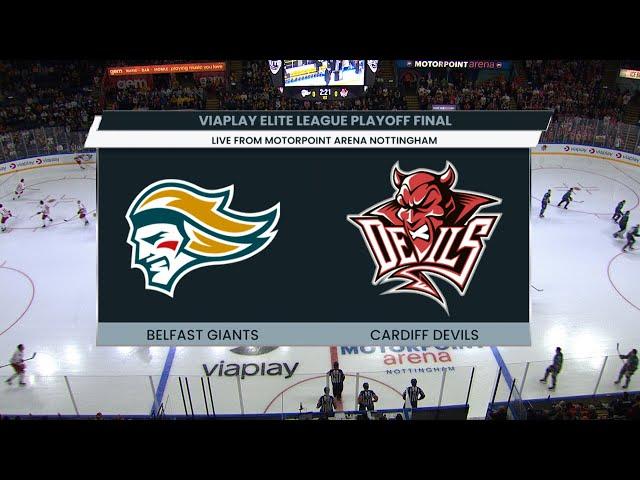 Highlights: Belfast Giants v Cardiff Devils - Play-off Grand Final - 16/04/23