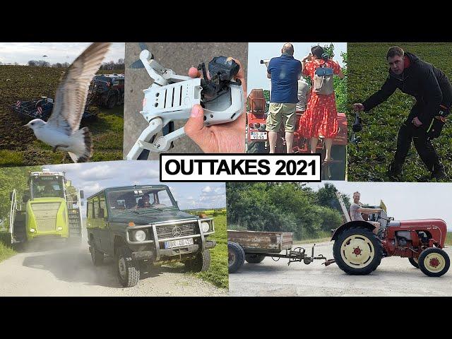 Outtakes || Fails || Drohnen crashes || Behind the scenes 2021 von BPM Agrar || 4K