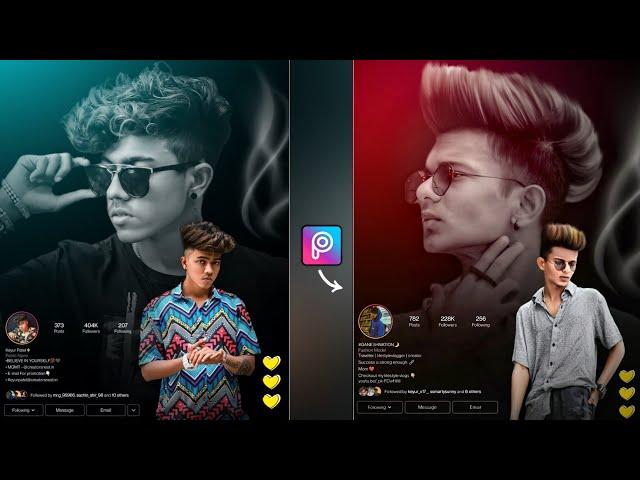 instagram Creative Dual Photo Editing || Picsart Photo Editing - Xyaa Edits