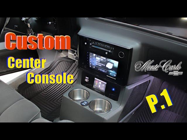 Custom center console -1988 Chevy Montecarlo P.1  #montecarlo #vintagecars #chevy #caraudio