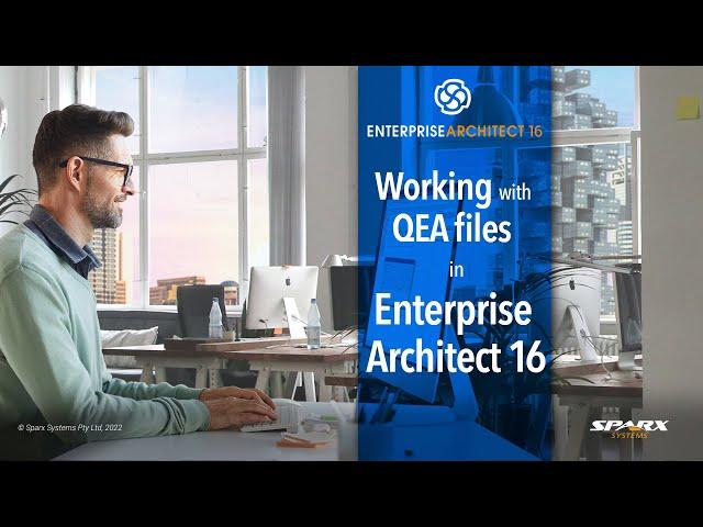 Working with QEA files in Enterprise Architect 16