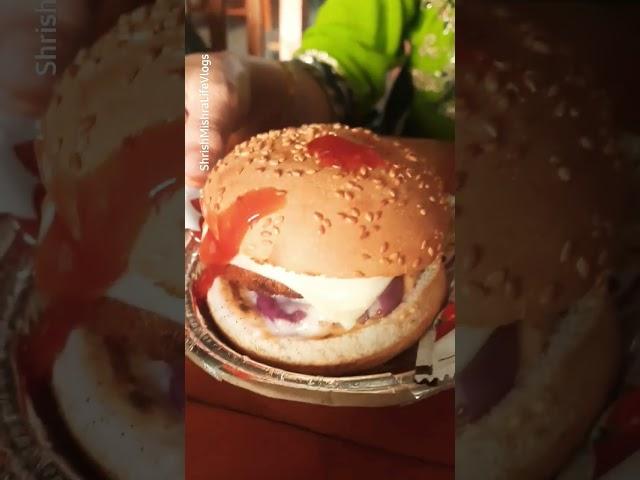 Yummy cheese burger Cold Coffee in Winter ️ #shorts #views #viral #status #trending #hungry #food