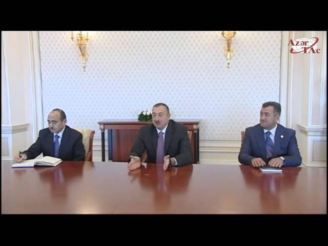 President Ilham Aliyev received a delegation led by the Governor of Astrakhan Region of Russia