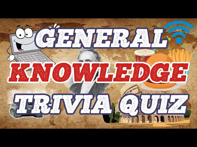 [GENERAL KNOWLEDGE QUIZ] 4 Categories GK Trivia - Difficulty 