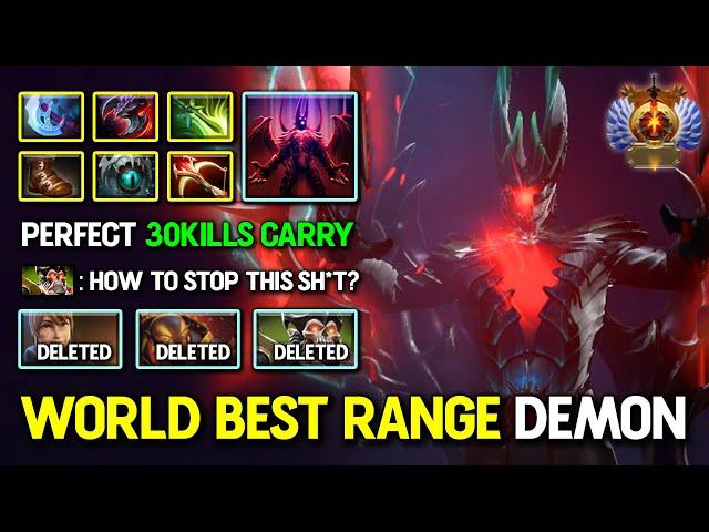 WORLD BEST RIGHT CLICK RANGE DEMON Terrorblade Perfect 30Kills Max Slotted Build 7.37 DotA 2