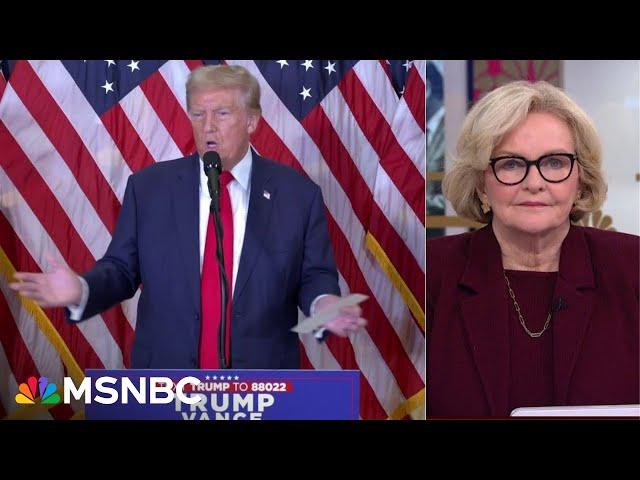 Claire McCaskill: 'What Trump said over the weekend deserves a headline'