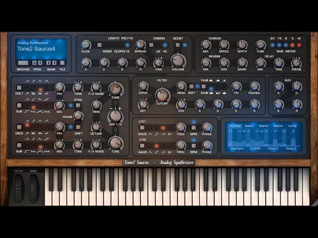 Tone2 Saurus4 - Analog Synthesizer