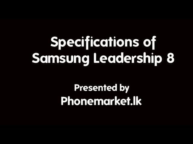 Samsung Leadership 8 Price Sri Lanka