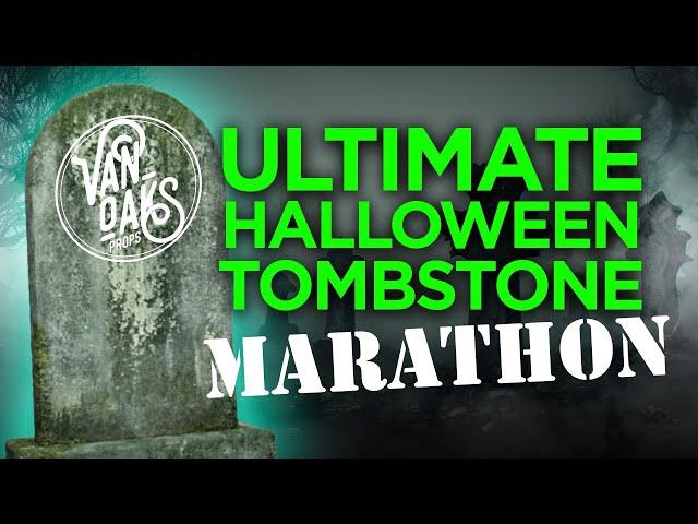 The ULTIMATE DIY Halloween Tombstone Marathon!