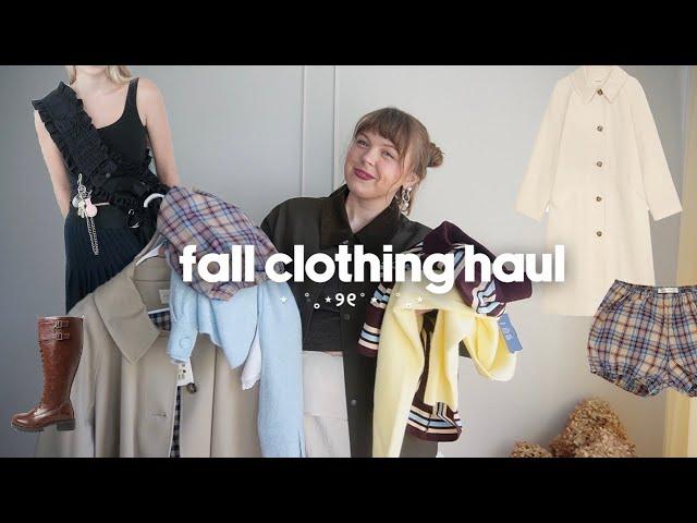 big fall clothing haul (dream wardrobe edition)