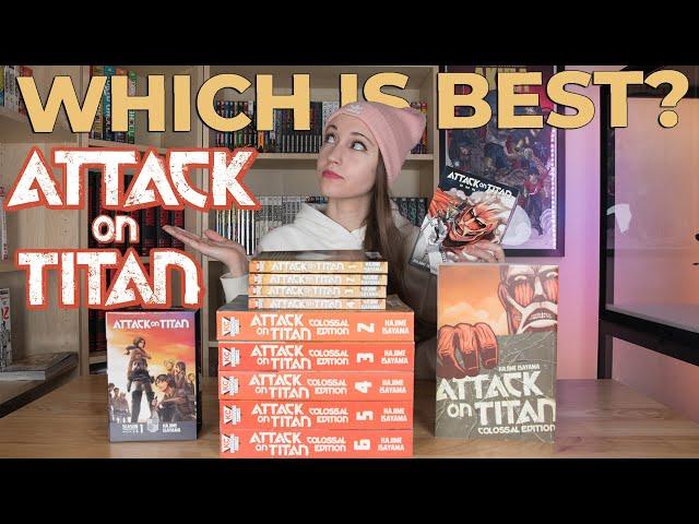 I Bought Every Attack on Titan Manga Edition - Which One's Best?