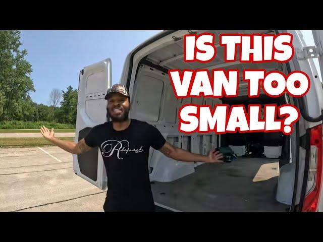 Do You NEED a High Roof Cargo Van to do Deliveries? | Diesel Sprinter 2500, 144WB Review #carreview