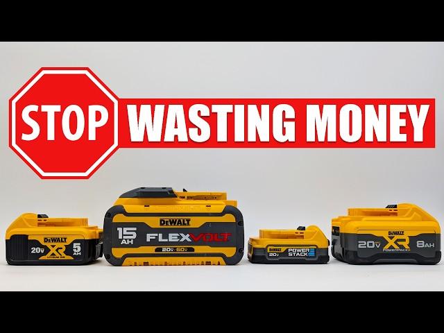 Your BUYING and USING DeWALT 20V & FLEXVOLT Batteries ALL WRONG!