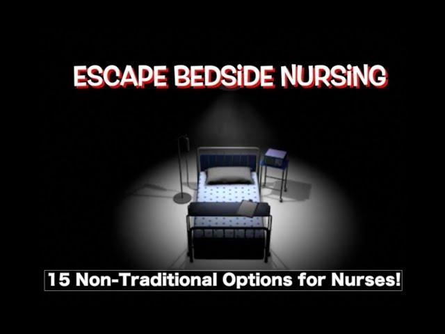 Nursing Beyond the Bedside I Non-clinical jobs, corporate nursing jobs even jobs for ex nurses!