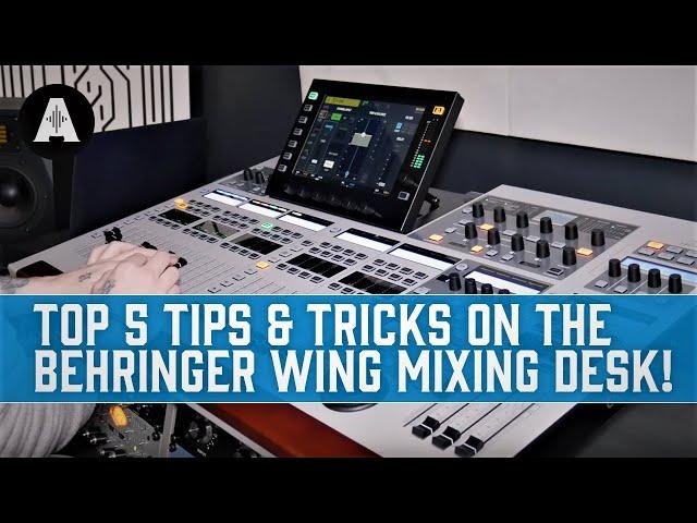 Top 5 Recording Tips On The Behringer Wing Digital Mixing Console!