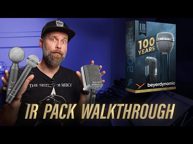 100 Years of Beyerdynamic - guitar and bass IR Pack walkthrough with producer Jens Bogren