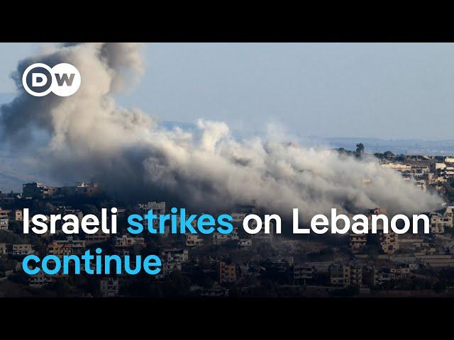 Lebanese army says Israeli strike kills three of its soldiers in southern Lebanon | DW News