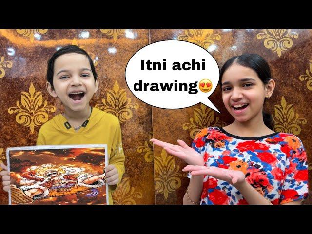 Haider Ne Banayi Bohut Achi Drawing|Market Se Lekar Aaye Bohut Saare Kapde |Family Vlogs