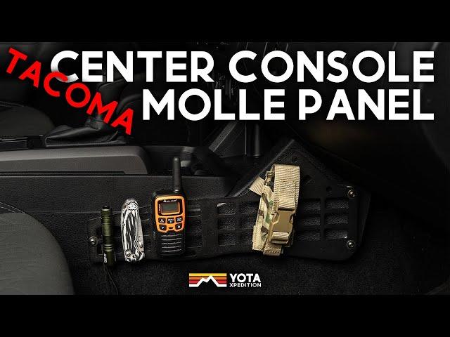 Tacoma Cali Raised LED Center Console Molle Panel Installation