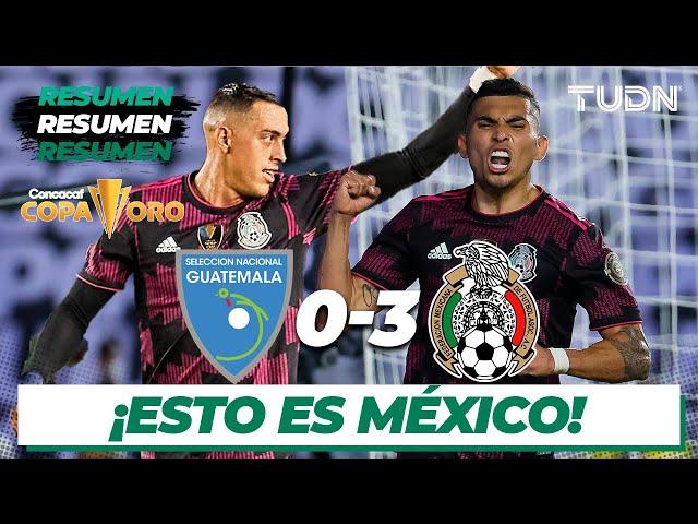 Resumen y goles | Guatemala 0-3 México| Copa Oro 2021 | Grupo A | TUDN