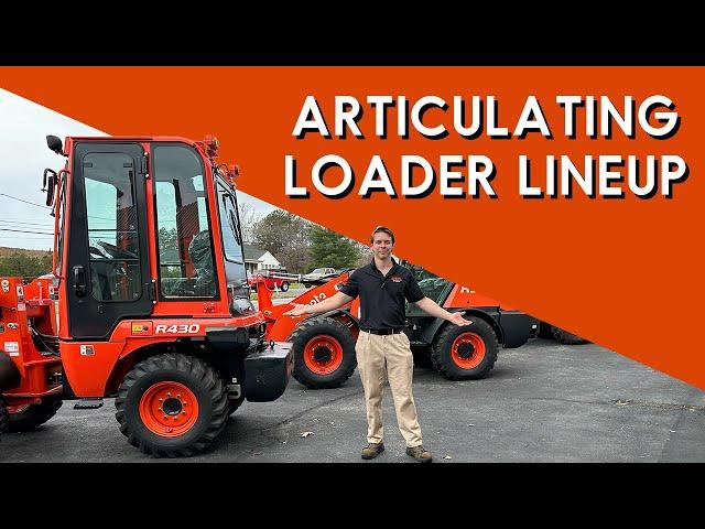 Kubota Articulating Wheel Loader Lineup