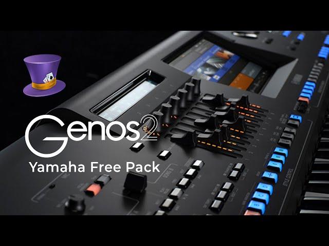 Genos 2  Yamaha Free Pack  description of installation of several Packs in the keyboard