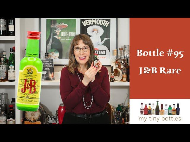 My Tiny Bottles: J&B Rare Blended Scotch - History in Grandma's Dusty Mini Bottles