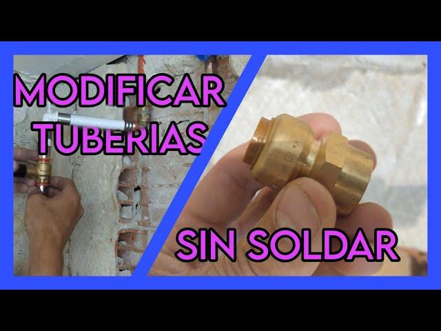  Como Unir tubería de COBRE con MULTICAPA SIN SOLDAR.