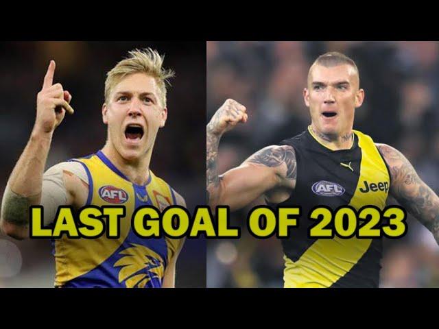 EVERY AFL TEAMS LAST GOAL FOR 2023