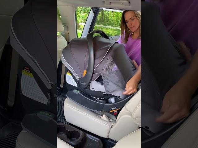 Look at that privacy shield  #ChiccoUSA #KeyFit35 #InfantCarSeat