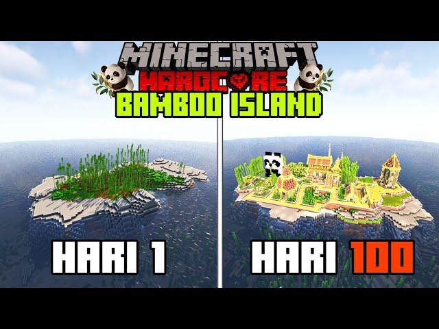 100 Hari di Minecraft Hardcore Bamboo Island