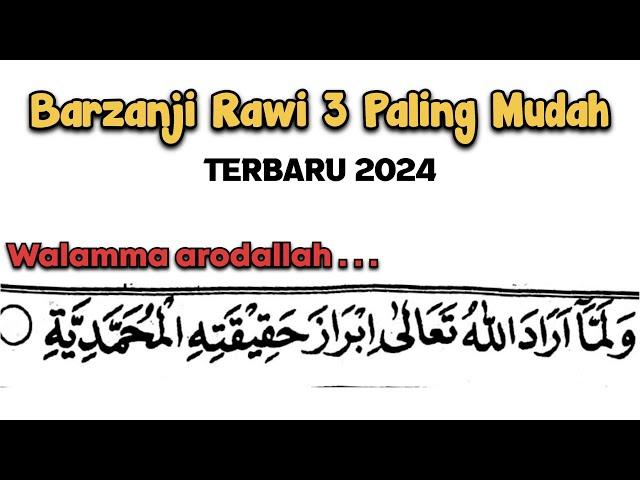 BARZANJI RAWI 3 FULL TERBARU 2024