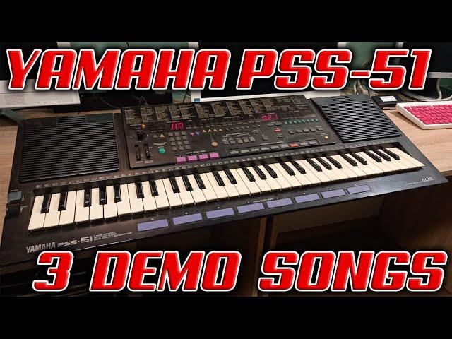 Yamaha PSS 51 3 demo songs