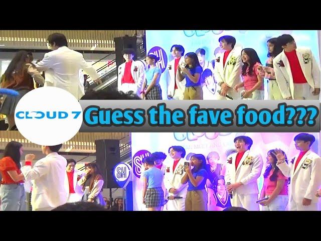 CLOUD 7 / Fave food??? Rainbow Makihula... / Fan sign plus Meet & Greet @SM City Bataan 081024