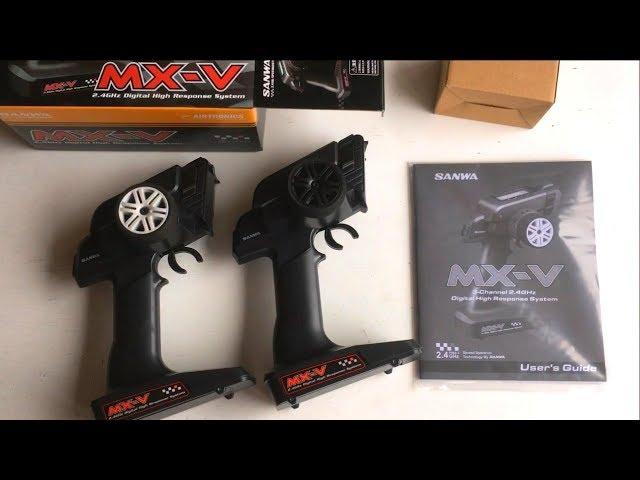 New RC Arrivals! UNBOXiNG the Sanwa Airtronics MX-V and RX-37W 2.4 GHz Entry-Level Radio-set