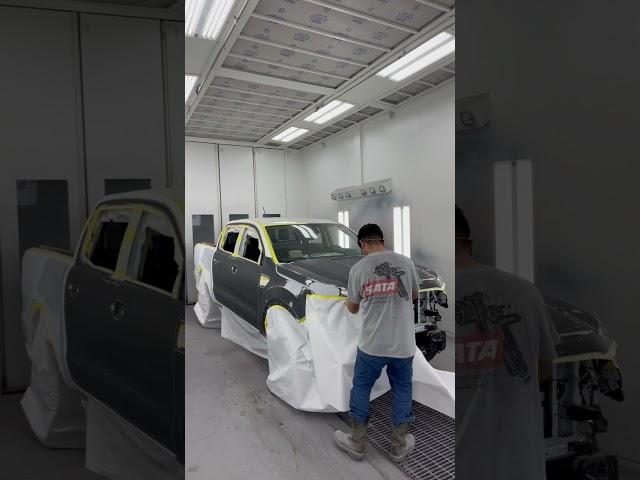 Ford ranger gets a facelift part 1 #automotive #refinishing #bodyshop #collision #painting