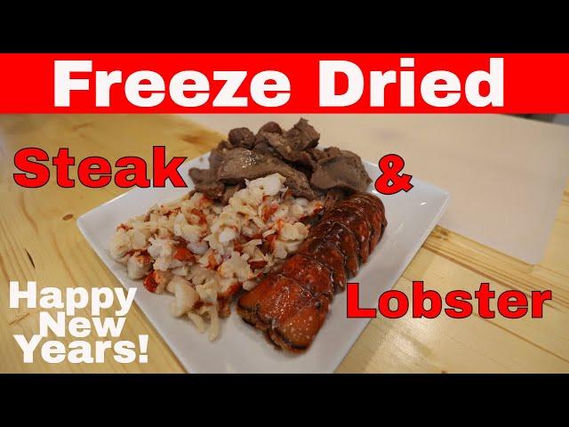 Freeze Dried Steak & Lobster -- A New Years Tradition? #freezedriedsteak #freezedriedmeat