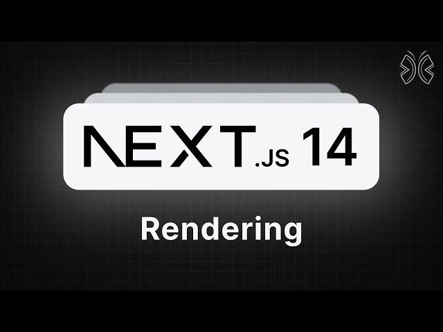 Next.js 14 Tutorial - 45 - Rendering