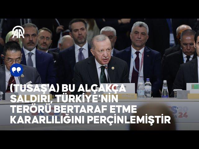 Cumhurbaşkanı Erdoğan, BRICS Zirvesi'nde konuştu