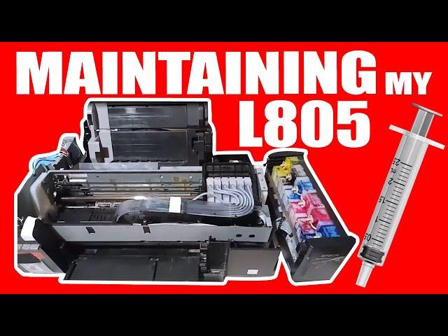 MAINTENANCE MANUAL CLEANING EPSON L805