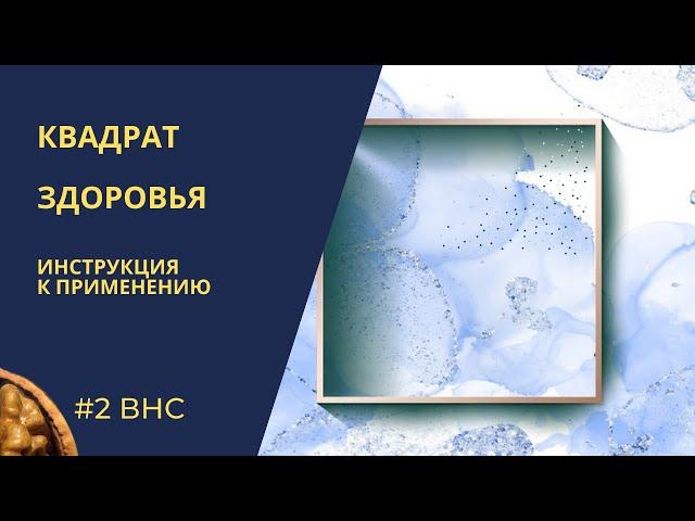 Квадрат здоровья. Вегетатика. Кинезиологический взгляд на здоровье.