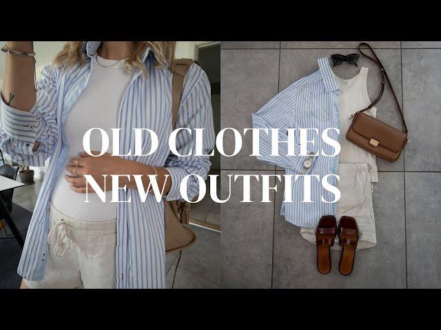 Shop my wardrobe with me! | Recreating street style using clothes I already own