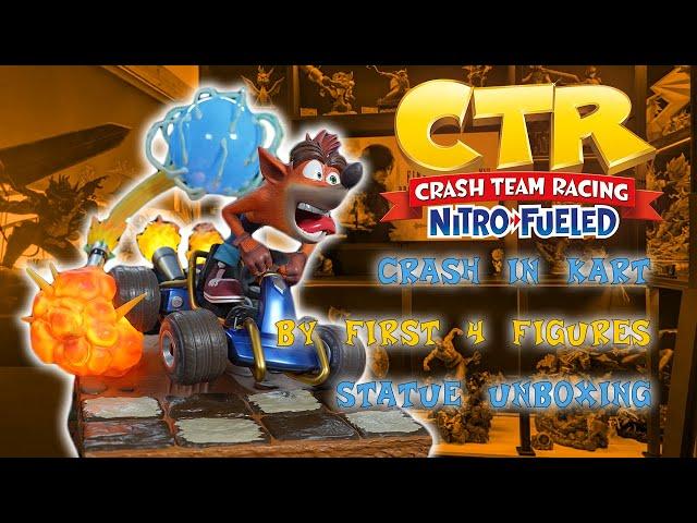 Crash in Kart Statue from First 4 Figures | Unboxing