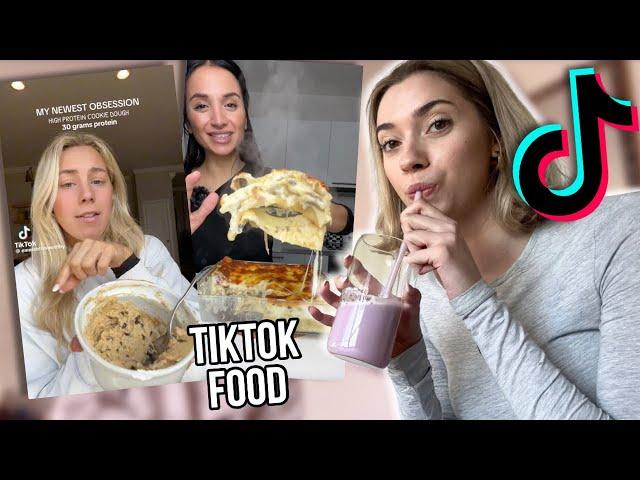 Ich teste die gehyptesten TIKTOK REZEPTE und lieb's.