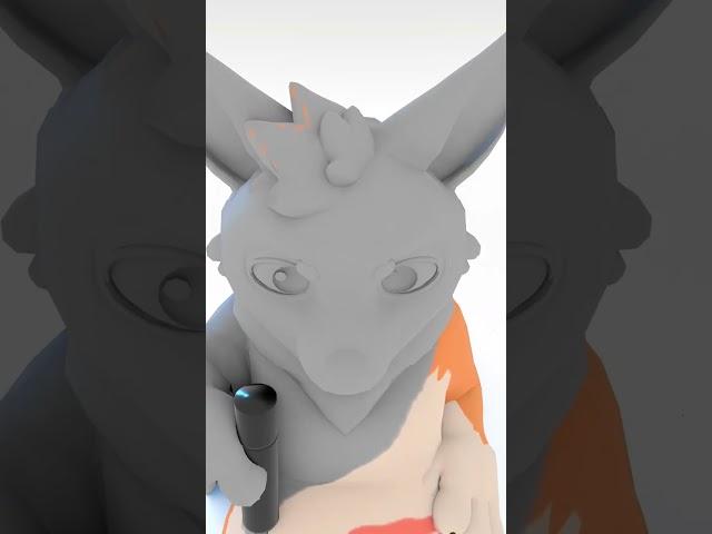 how vrchat avatars are actually made! Blender animation #short