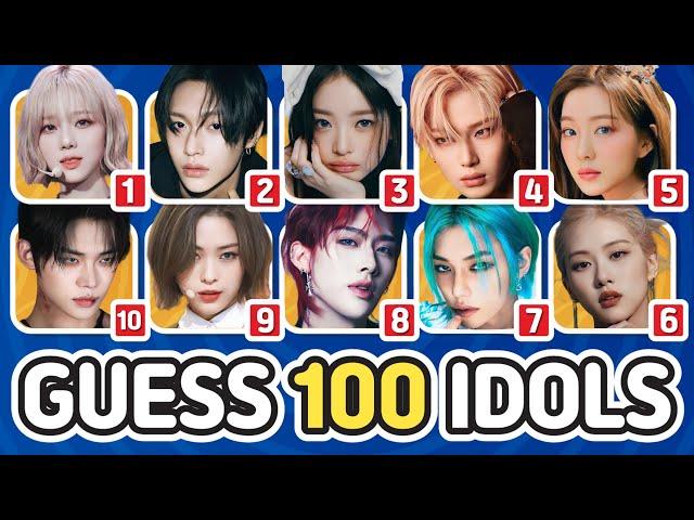 GUESS 100 KPOP IDOLS IN 3 SECONDS  - KPOP QUIZ PARTY    ~ GUESS KPOP IDOL