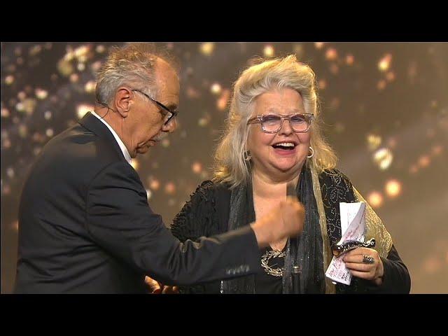 HANNA SCHYGULLA bekommt den Bundesfilmpreis/ Deutschen Filmpreis für Ihr Lebenswerk: die Ehren-Lola