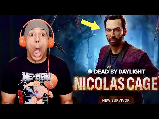 NICOLAS CAGE IN DEAD BY DAYLIGHT IS CRAZY!! [NEW DLC] [DBD]