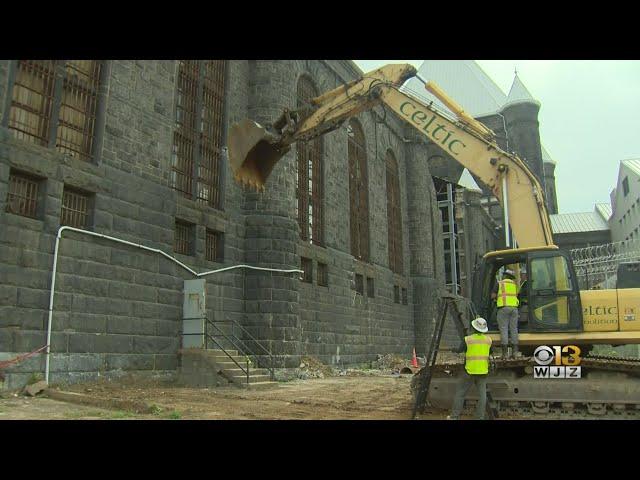 Demolition Of The Baltimore City Detention Center Completed Tuesday